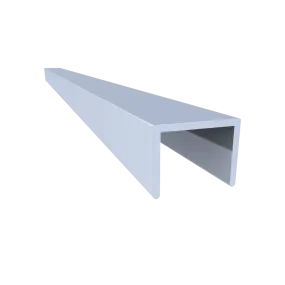 1/2" Aluminum U-Cap, 10 Feet Length