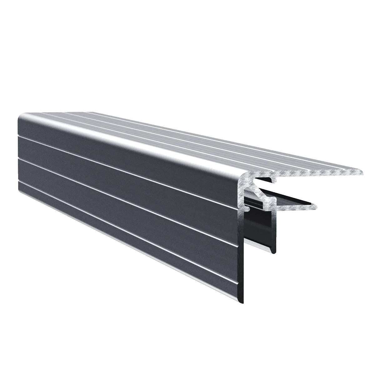 1/4" Aluminum Double Angle, 10 Feet Length