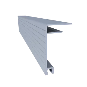 1/4" Aluminum Lidmaker Groove with 2" Leg, 10 Feet Length