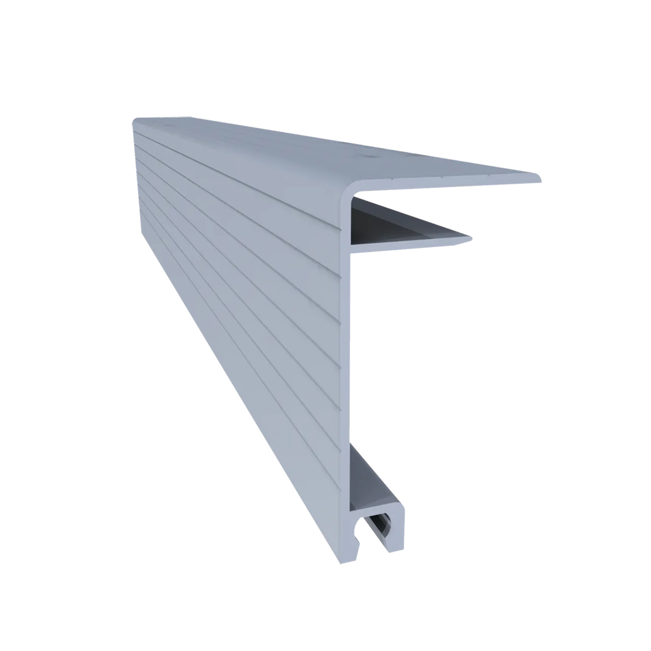 1/4" Aluminum Lidmaker Groove with 2" Leg, 10 Feet Length