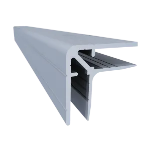 1/4" Aluminum Long Leg Double Angle, 10 Feet Length