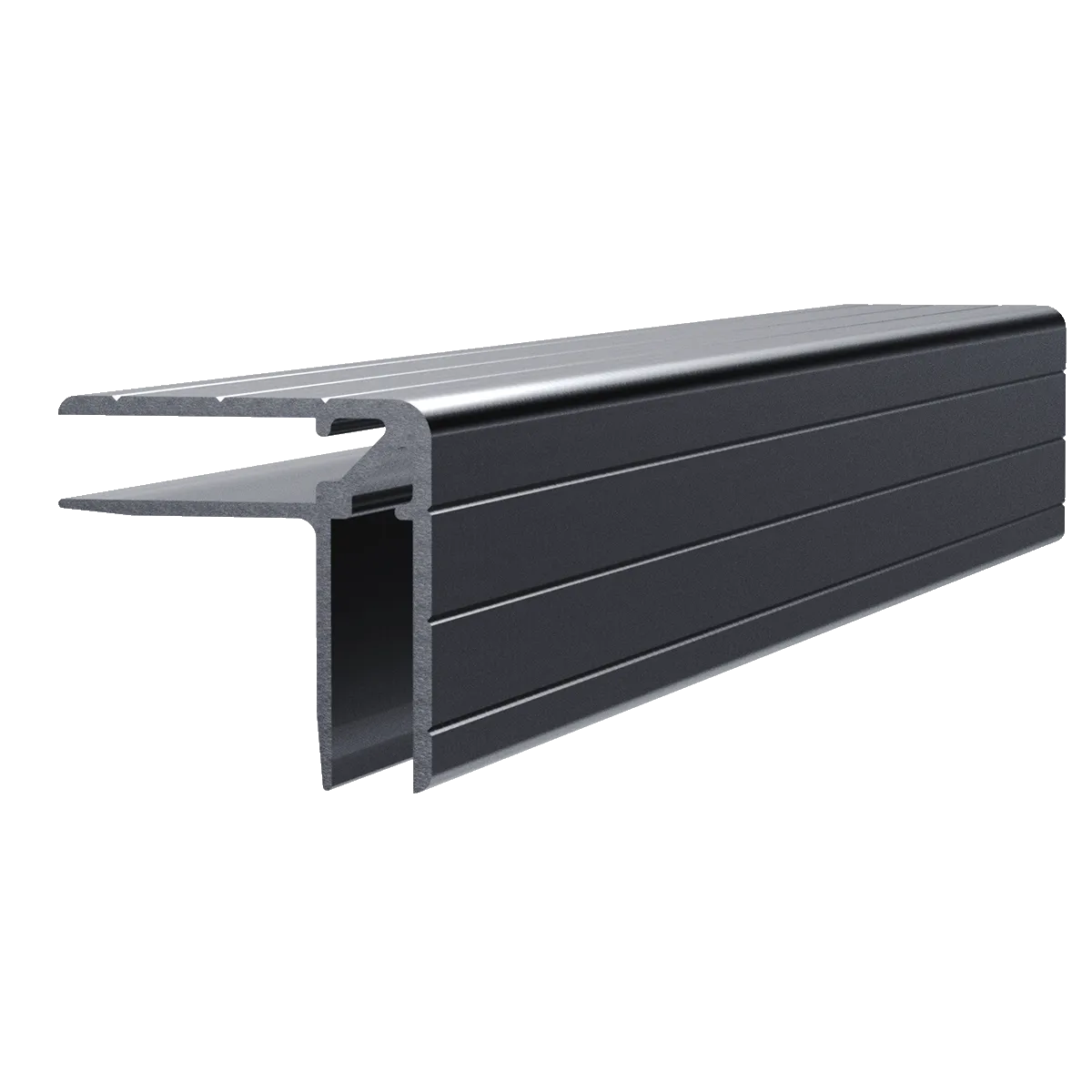 1/4" Aluminum Long Leg Double Angle Extrusion, 10 Feet Length