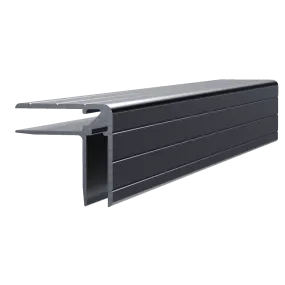 1/4" Aluminum Long Leg Double Angle Extrusion, 10 Feet Length
