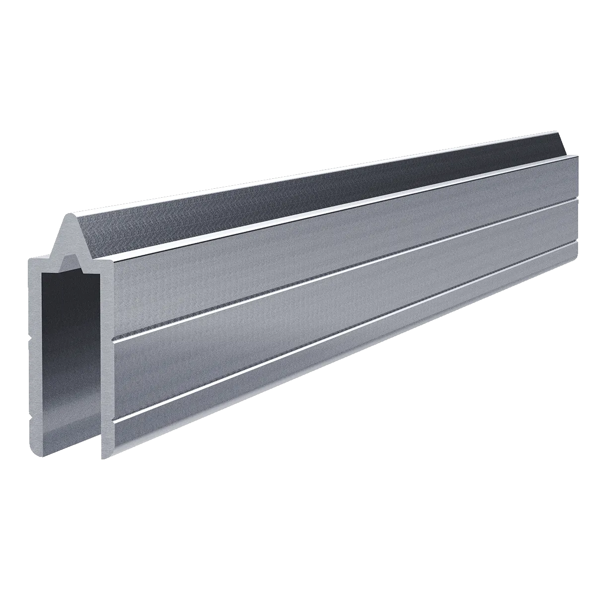 1/4" Aluminum Long Leg Tongue Extrusion, 10 Feet Length