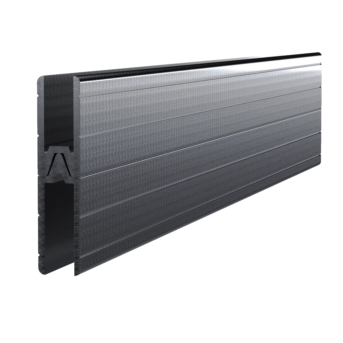 1/4" Aluminum Long Leg Tongue Extrusion, 10 Feet Length