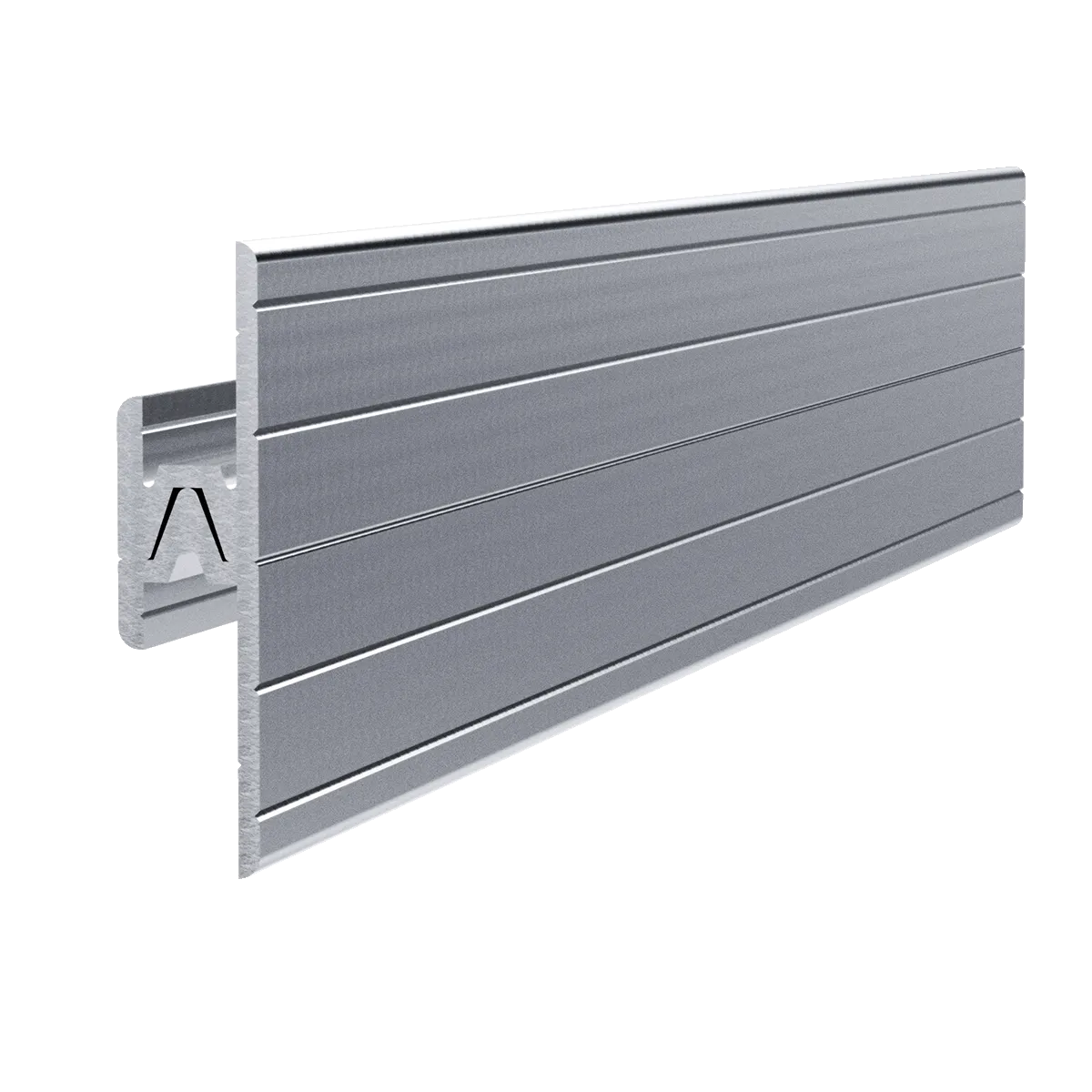 1/4" Aluminum Tongue Extrusion, 10 Feet Length