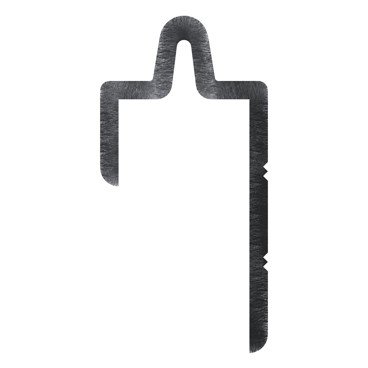 3/8" Aluminum Tongue, 10 Feet Length