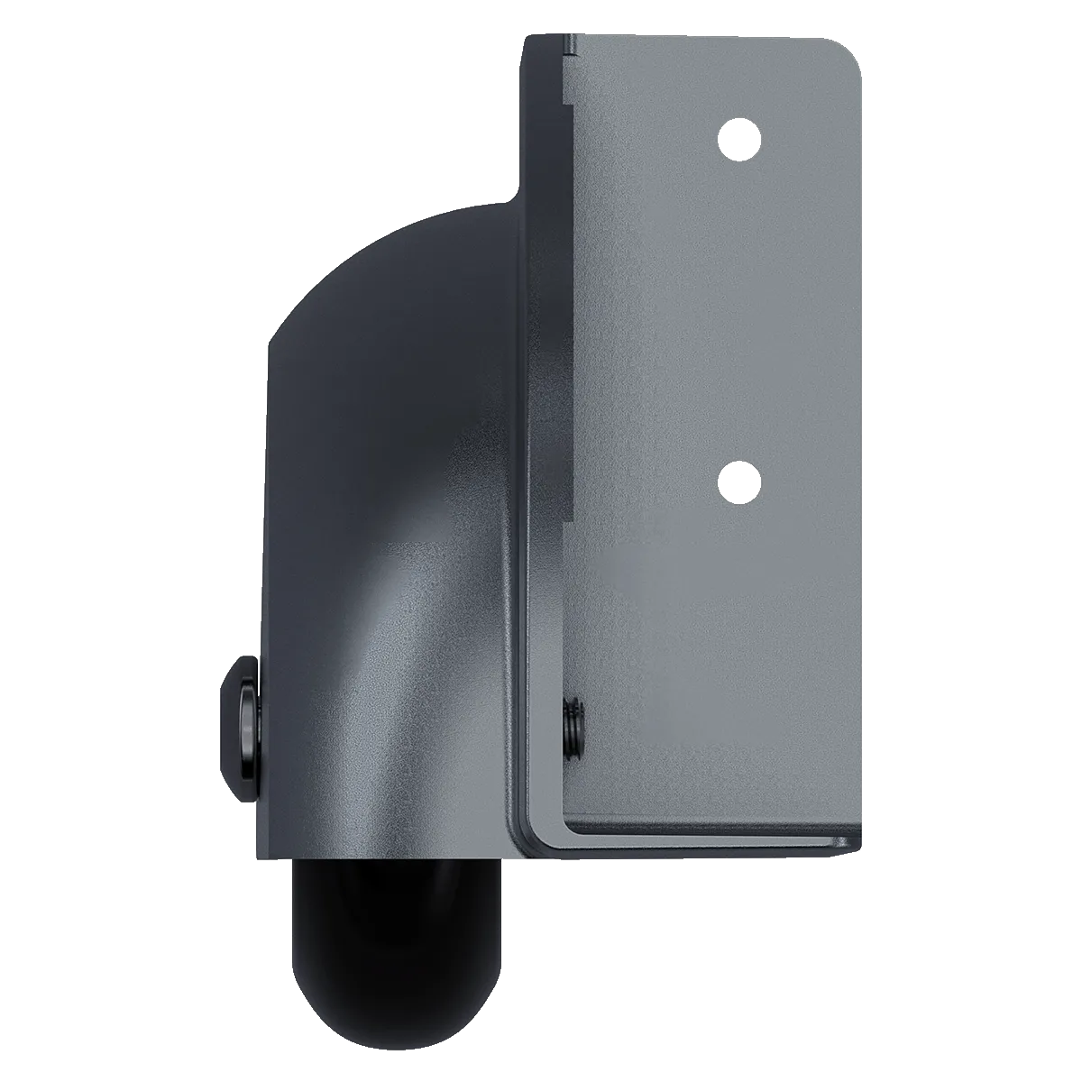 3" Silver Corner Caster - External Mount