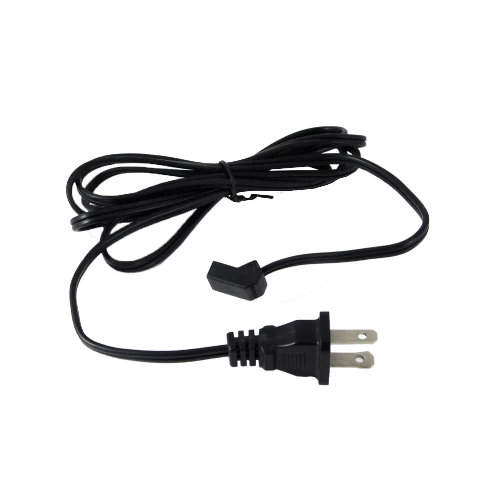 45° Angled, AC Fan Power Plug Cord - 72" Long