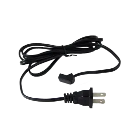 45° Angled, AC Fan Power Plug Cord - 72" Long
