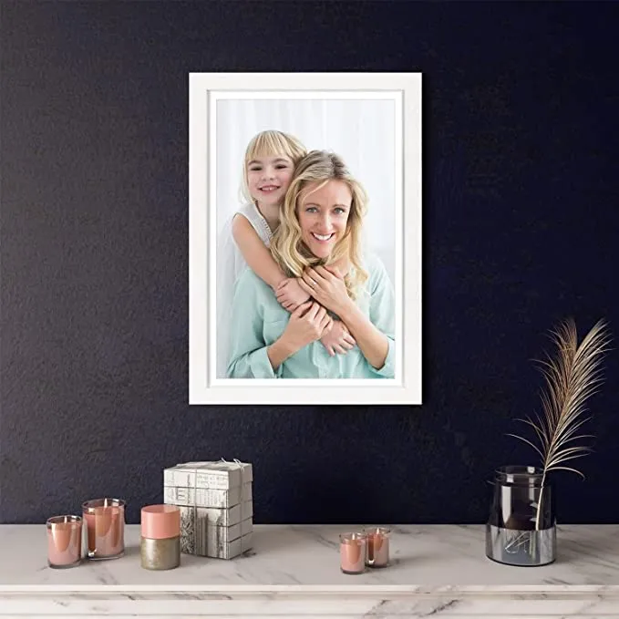 AbhiKalpya Art Studio A3 Size Frame For Document, Photo, Quote,Certificate Wall Hanging Picture Frame For Home and Office Wall Decoration,Size Medium 12x18 inch, White 1