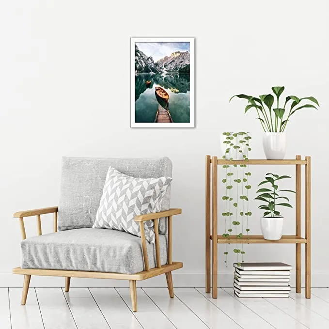 AbhiKalpya Art Studio A3 Size Frame For Document, Photo, Quote,Certificate Wall Hanging Picture Frame For Home and Office Wall Decoration,Size Medium 12x18 inch, White 1