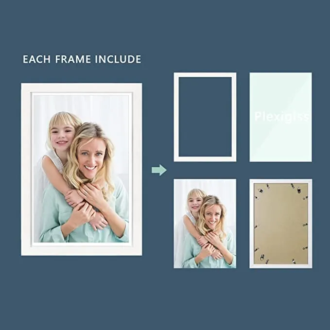 AbhiKalpya Art Studio A3 Size Frame For Document, Photo, Quote,Certificate Wall Hanging Picture Frame For Home and Office Wall Decoration,Size Medium 12x18 inch, White 1