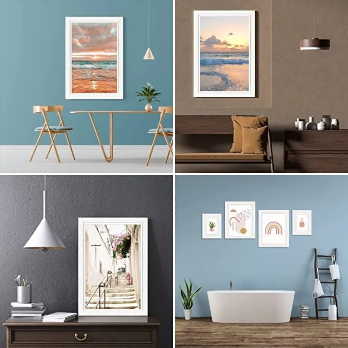 AbhiKalpya Art Studio A3 Size Frame For Document, Photo, Quote,Certificate Wall Hanging Picture Frame For Home and Office Wall Decoration,Size Medium 12x18 inch, White 4