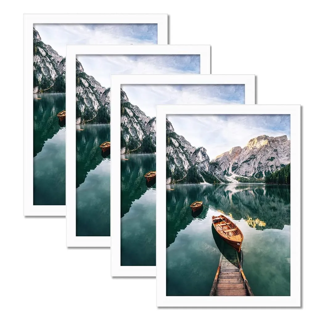 AbhiKalpya Art Studio A3 Size Frame For Document, Photo, Quote,Certificate Wall Hanging Picture Frame For Home and Office Wall Decoration,Size Medium 12x18 inch, White 4