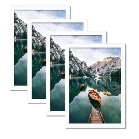 AbhiKalpya Art Studio A3 Size Frame For Document, Photo, Quote,Certificate Wall Hanging Picture Frame For Home and Office Wall Decoration,Size Medium 12x18 inch, White 4