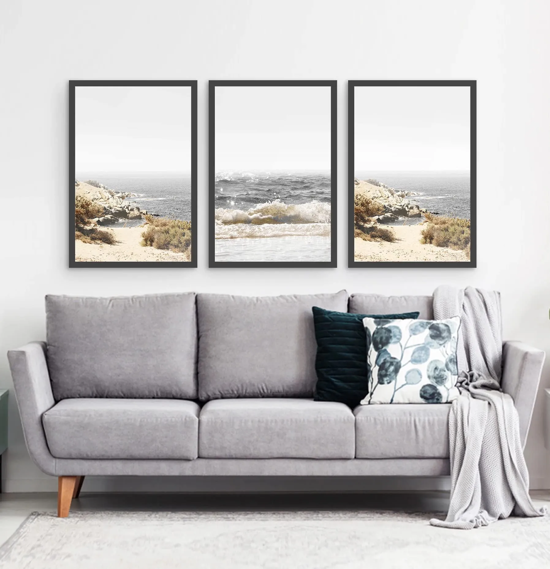 AbhiKalpya Art Studio A3 Size Photo Frame For Document, Photo, Quote,Certificate Wall Hanging Picture Frame For Home and Office Wall Decoration,Size Medium 12x18 inch, (Black) (Set of 3)