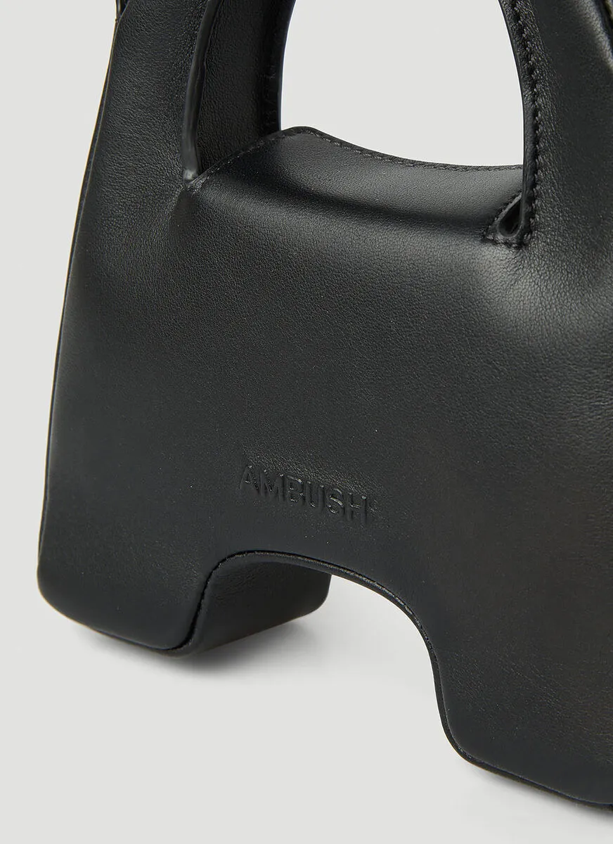 Ambush Logo Detailed Letter A Padded Shoulder Bag