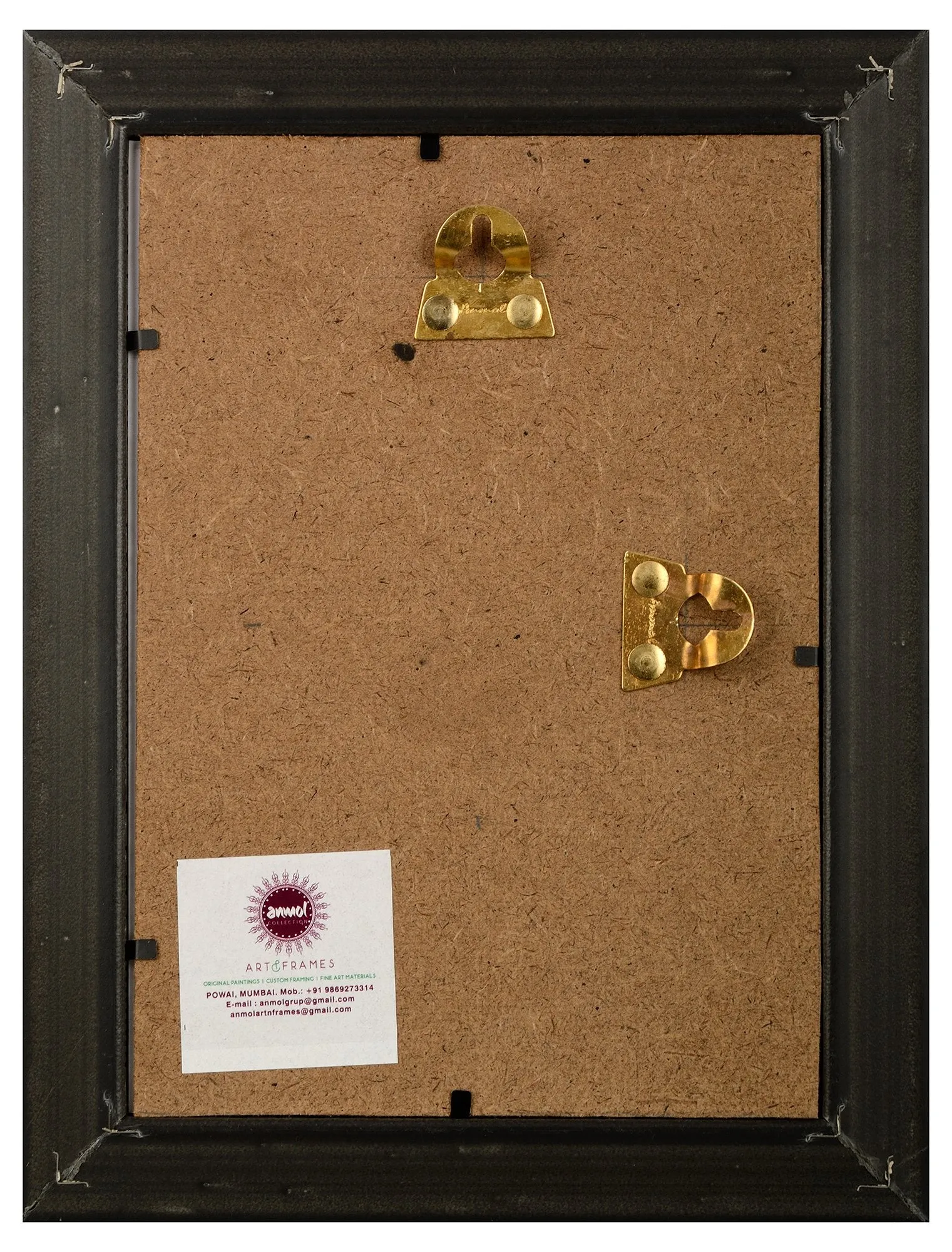 ANMOL ART & FRAMES Synthetic Handcrafted Photo Frame - A5 (26 cm x 29.5 cm x 1.5 cm,Brown, ACAZ001005)