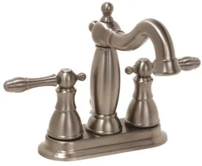 Charlestown Centerset Two-Handle Bathroom Faucet' Pvd Brushed Nickel