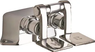 Chicago Pedal Valve Floor Mount Lead Free Chrome