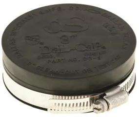 Dal-Caps Rubber Cleanout Or Test Cap' 2 In.
