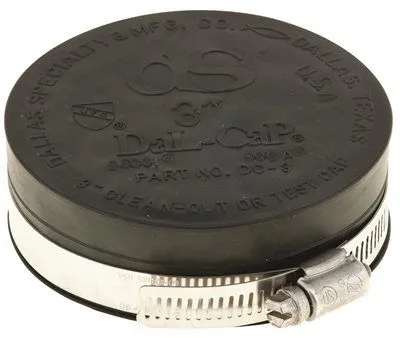 Dal-Caps Rubber Cleanout Or Test Cap' 2 In.