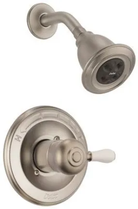 Delta Leland Shower Faucet' Less Handle' Stainless Steel
