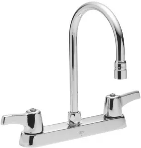 Delta "Teck" Deckmount Kitchen Faucet 8" Center