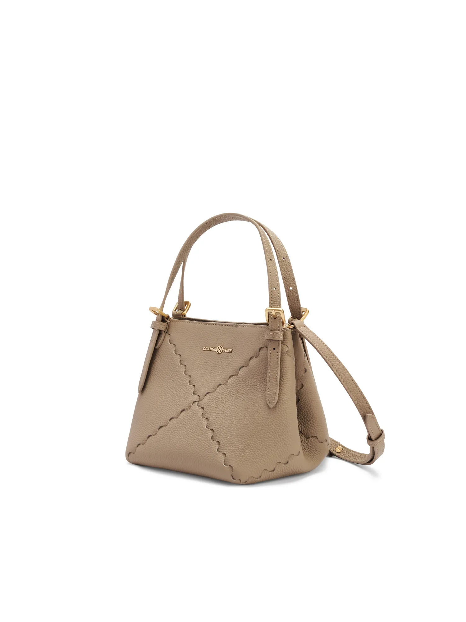 Dusk Mosaic Mini Tote Bag - Beige