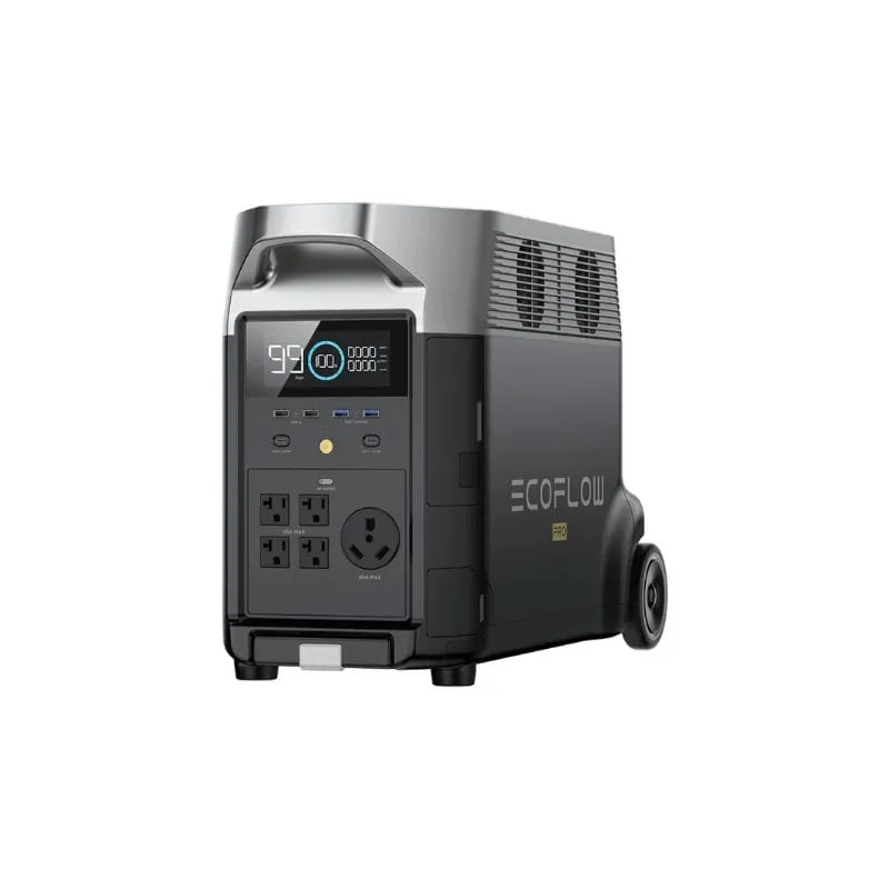 EcoFlow DELTA Pro   1x 400W Solar Panel  Transfer Switch 306A1   Cable