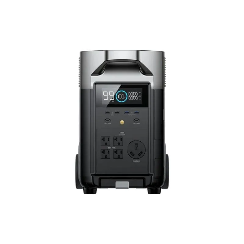 EcoFlow DELTA Pro Portable Power Station   2x 400W Solar Panel