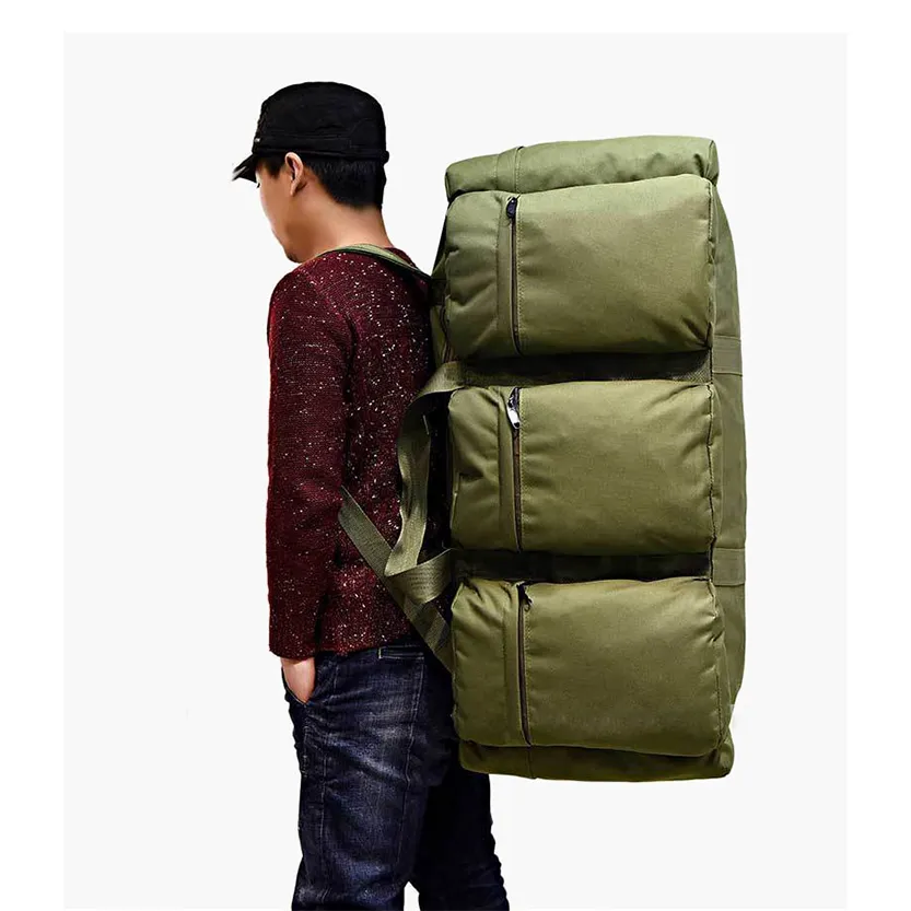Funki Buys | Bags | Travel Bag | Large Canvas Bag 90L-100L