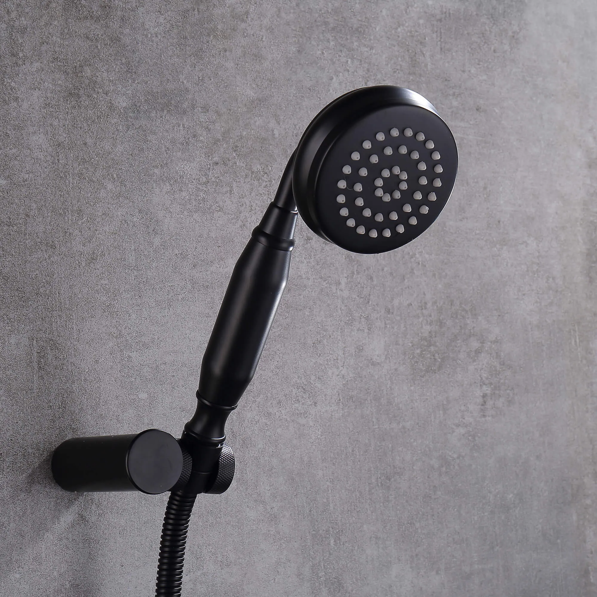 Industrial Pipe Tub Filler Wall Mount Bathtub Faucet with Hand Shower RB0991