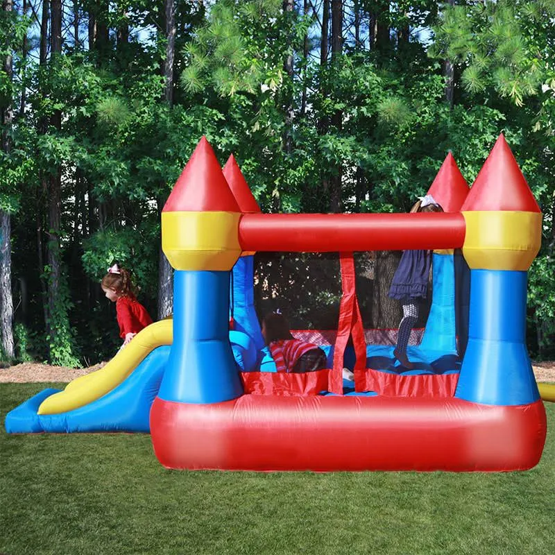 KidWise Castle Bounce And Slide Bounce House