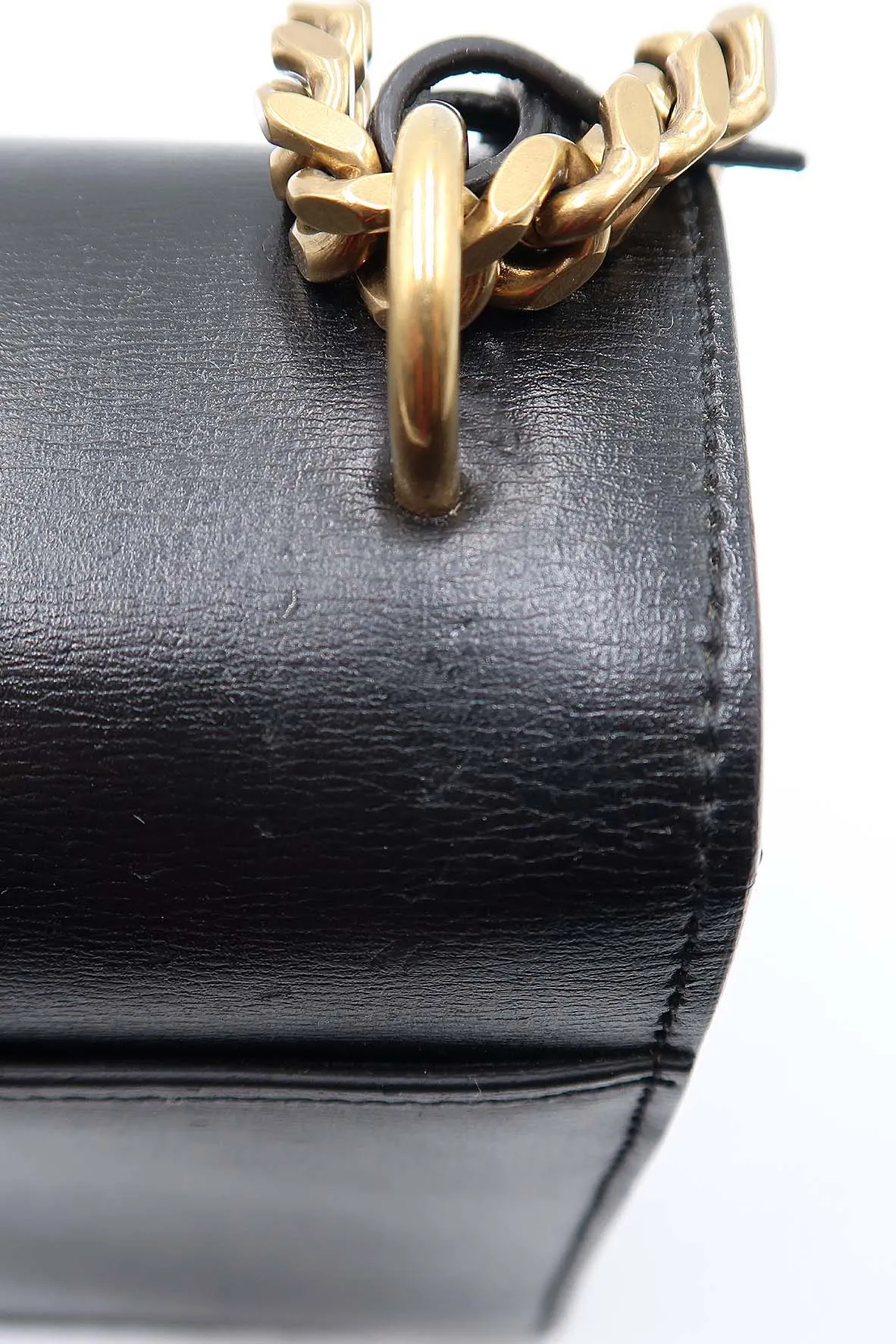 Large Sunset Bag With Gold Hardware Black
