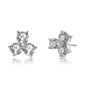 Lierre Dainty Triple CZ Earrings