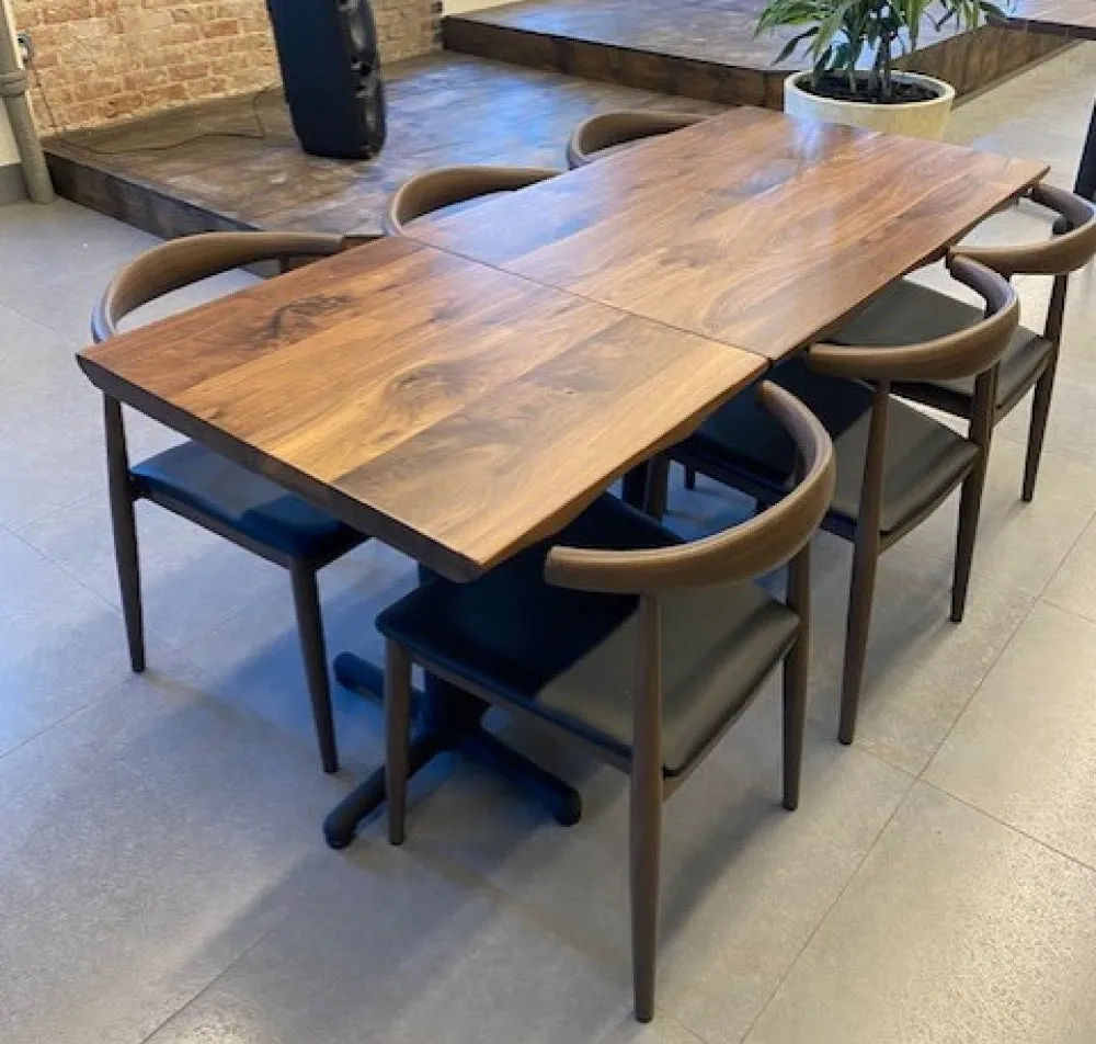 Live Edge Walnut Finish Black Walnut Table Top 2inch
