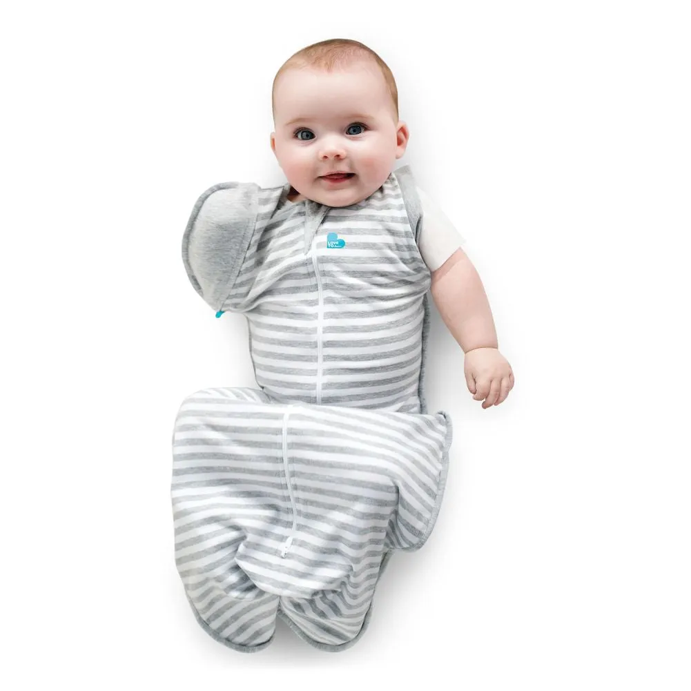 Love To Dream Swaddle UP Transition Bag Original 1.0 TOG - Grey (Medium, 13-18.5 lbs)