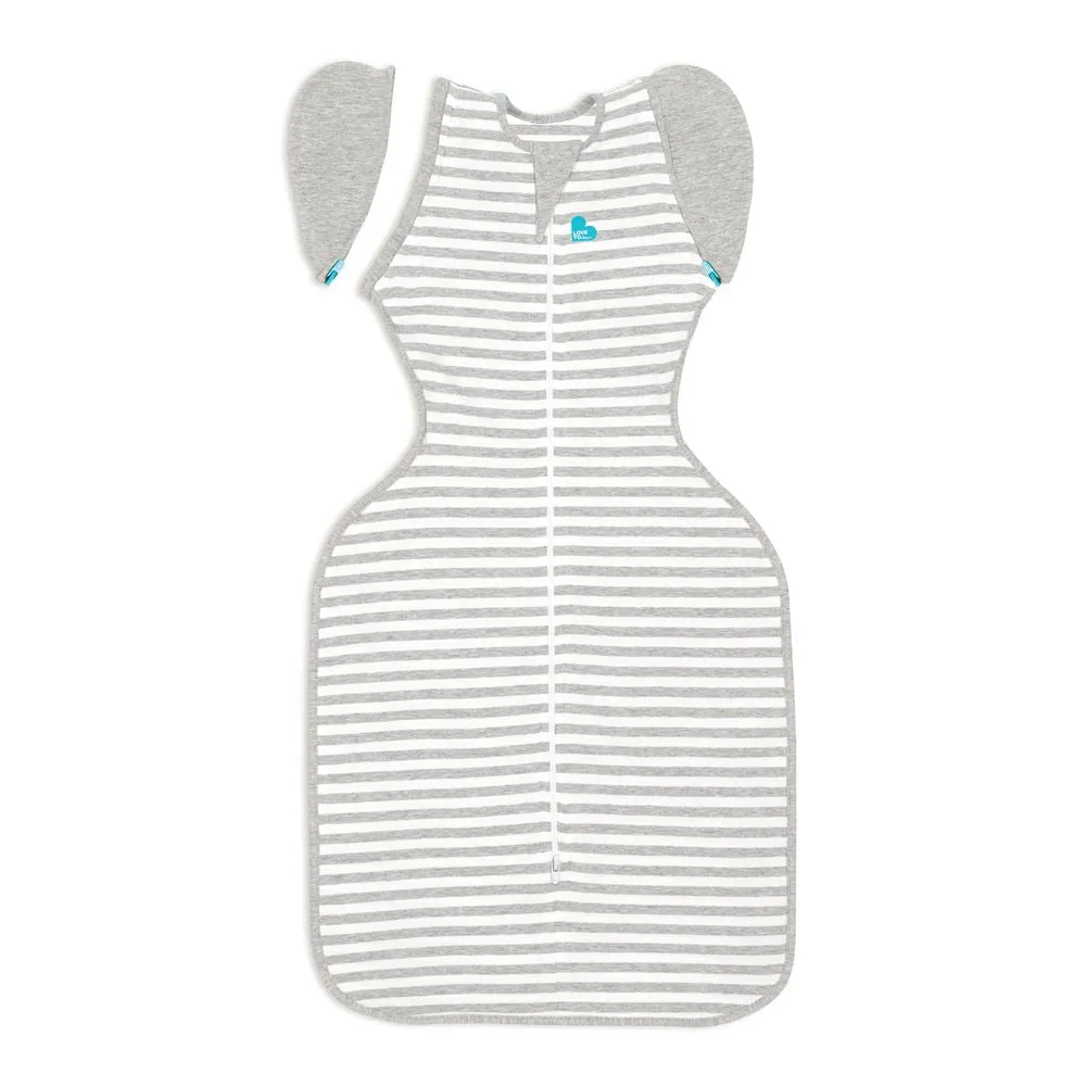 Love To Dream Swaddle UP Transition Bag Original 1.0 TOG - Grey (Medium, 13-18.5 lbs)