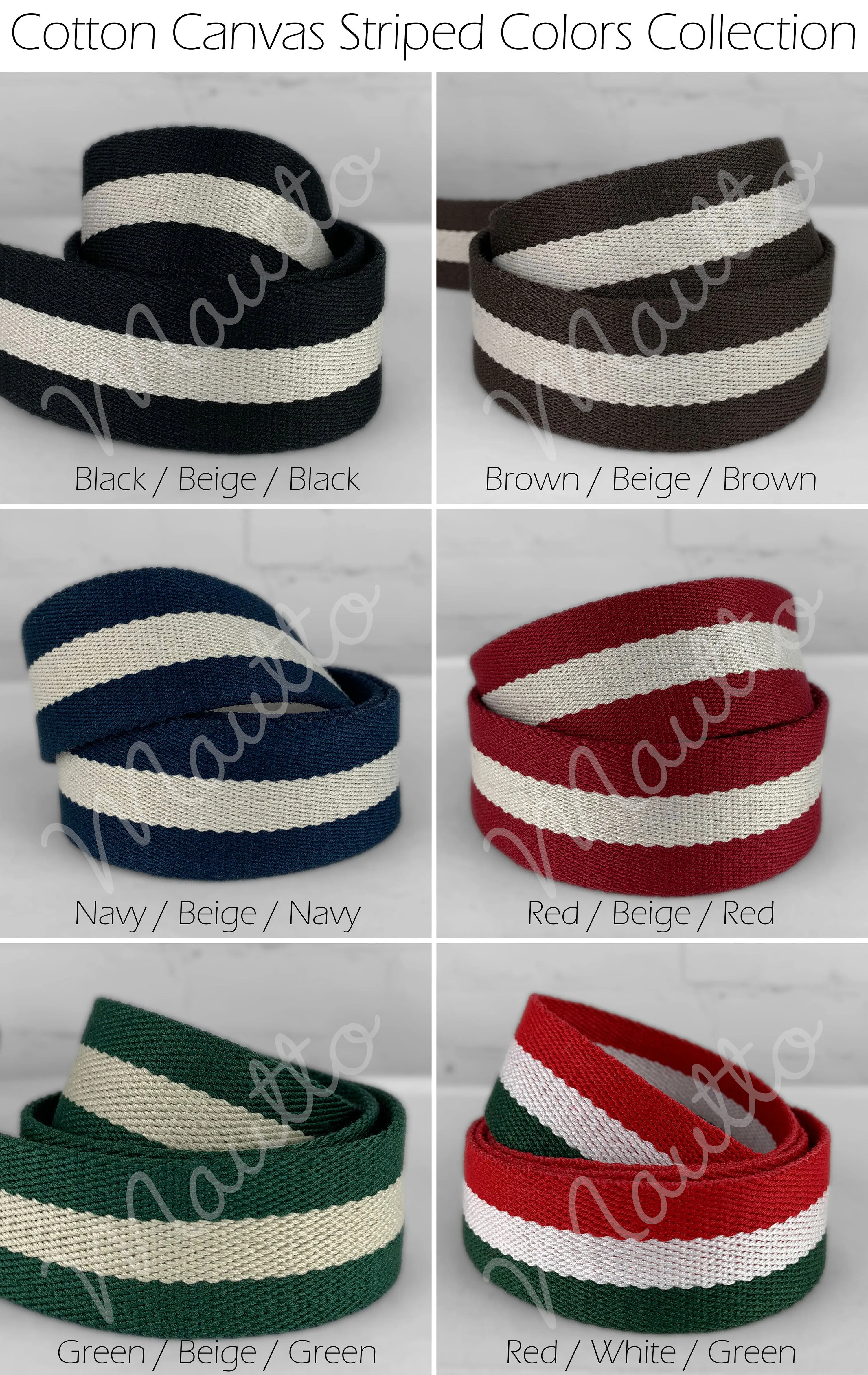 Mautto Sample Swatches for Cotton and Nylon Straps (Non-leather)