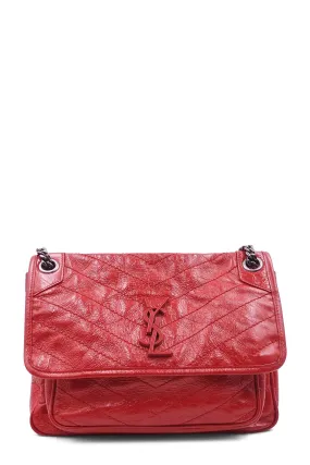 Medium Niki Crinkle Red