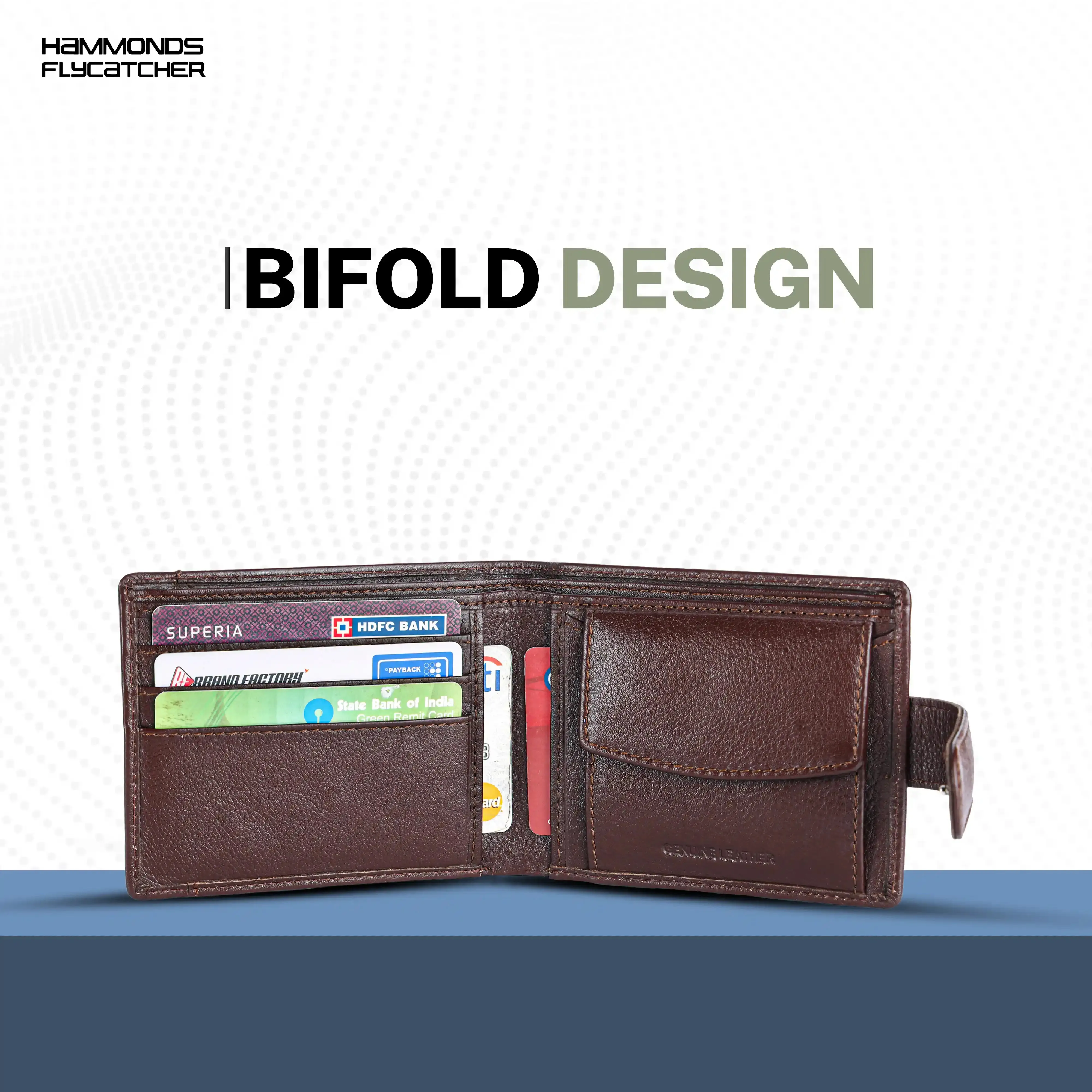 Men's Leather Wallet - 5 Card Slots, 2 Currency Pockets, RFID Protection - Perfect Gift for Valentine's, Father's Day, Birthdays