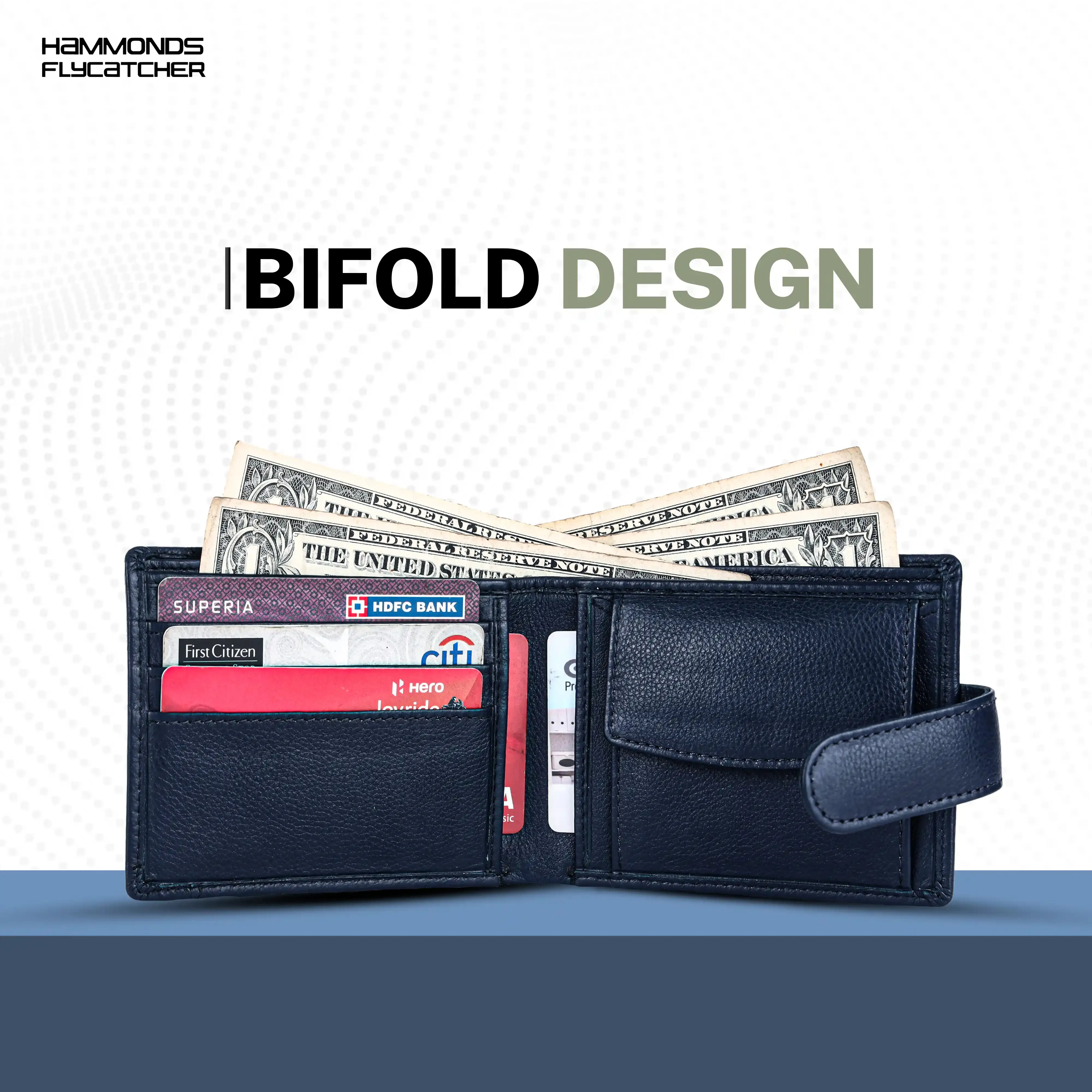Men's Leather Wallet - 5 Card Slots, 2 Currency Pockets, RFID Protection - Perfect Gift for Valentine's, Father's Day, Birthdays