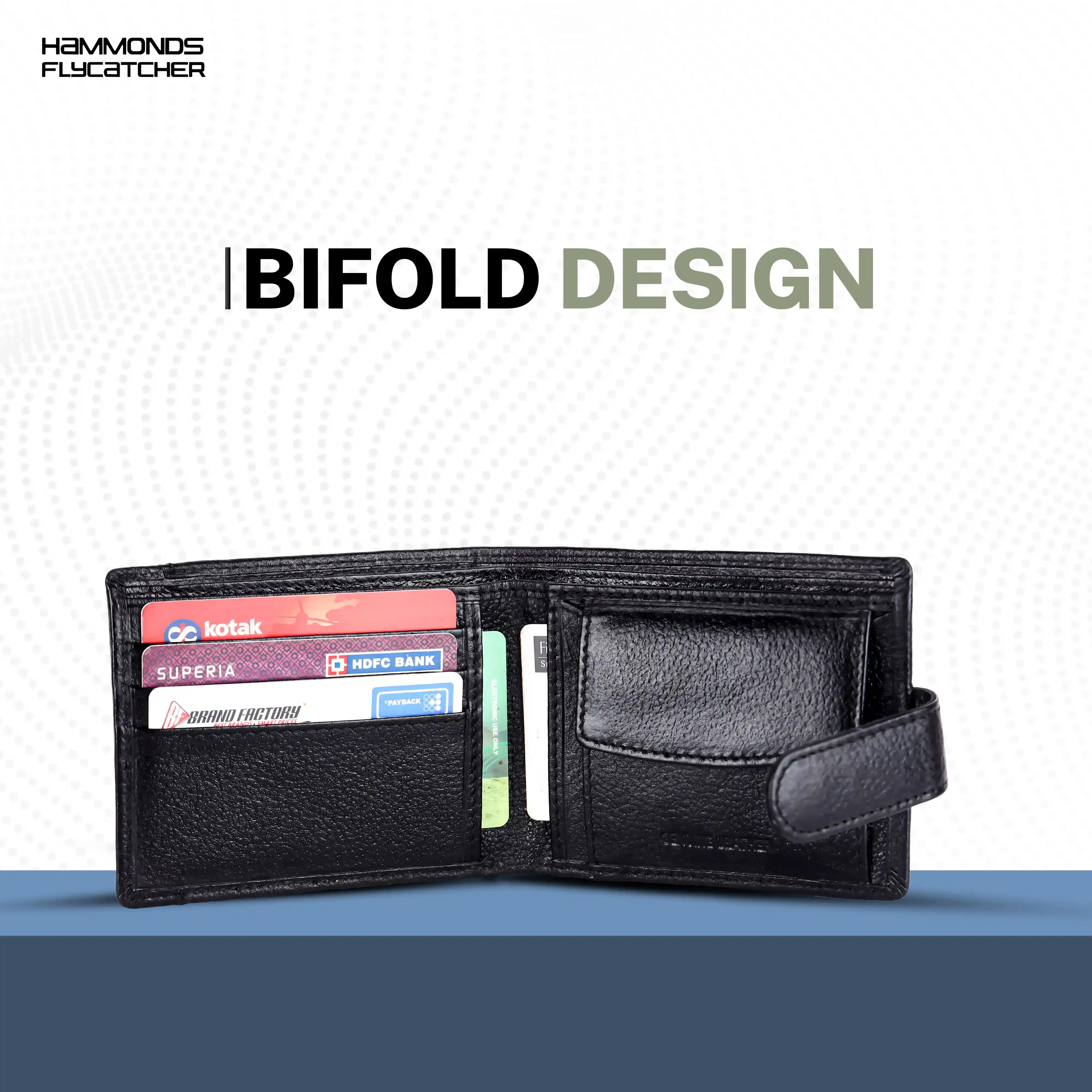 Men's Leather Wallet - 5 Card Slots, 2 Currency Pockets, RFID Protection - Perfect Gift for Valentine's, Father's Day, Birthdays