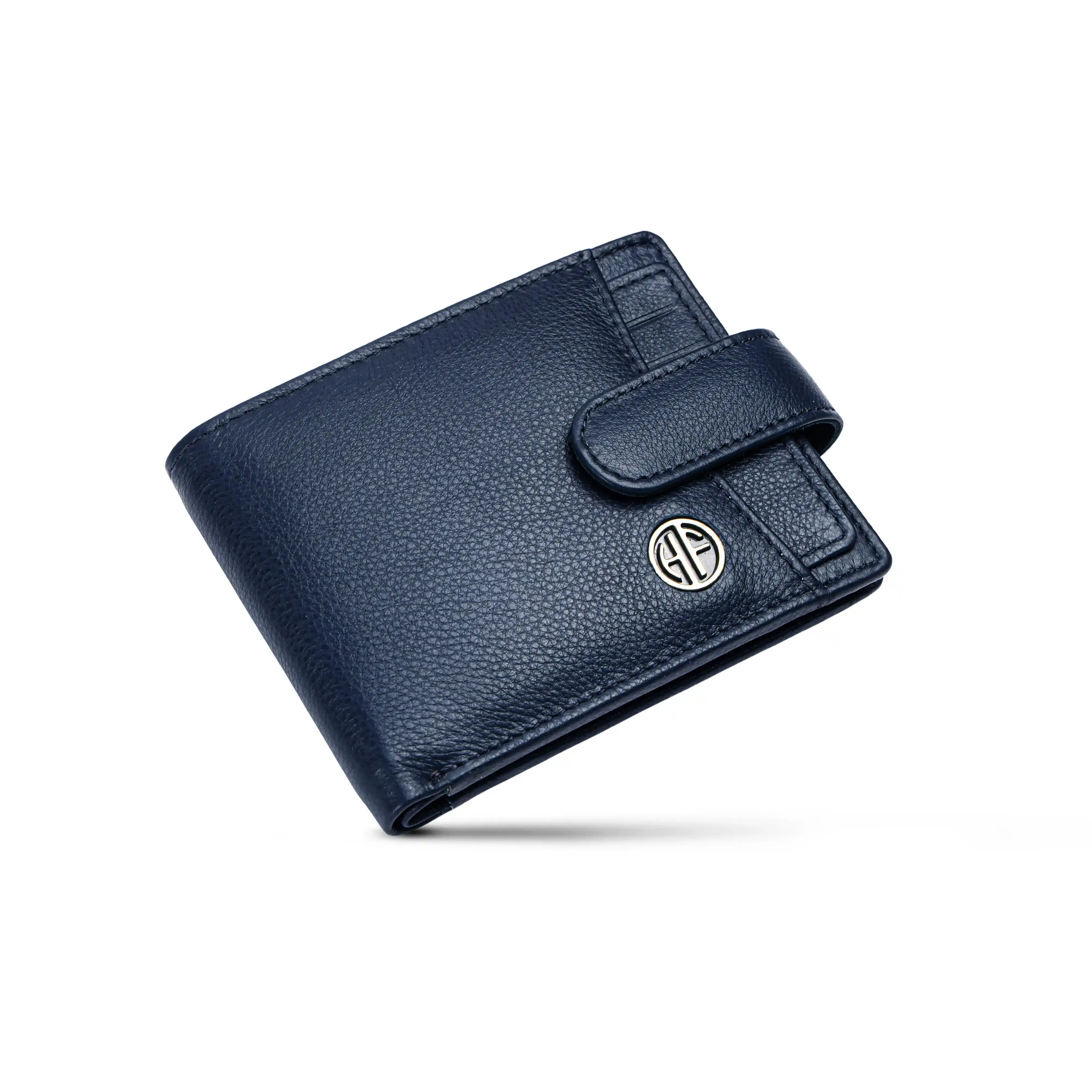 Men's Leather Wallet - 5 Card Slots, 2 Currency Pockets, RFID Protection - Perfect Gift for Valentine's, Father's Day, Birthdays