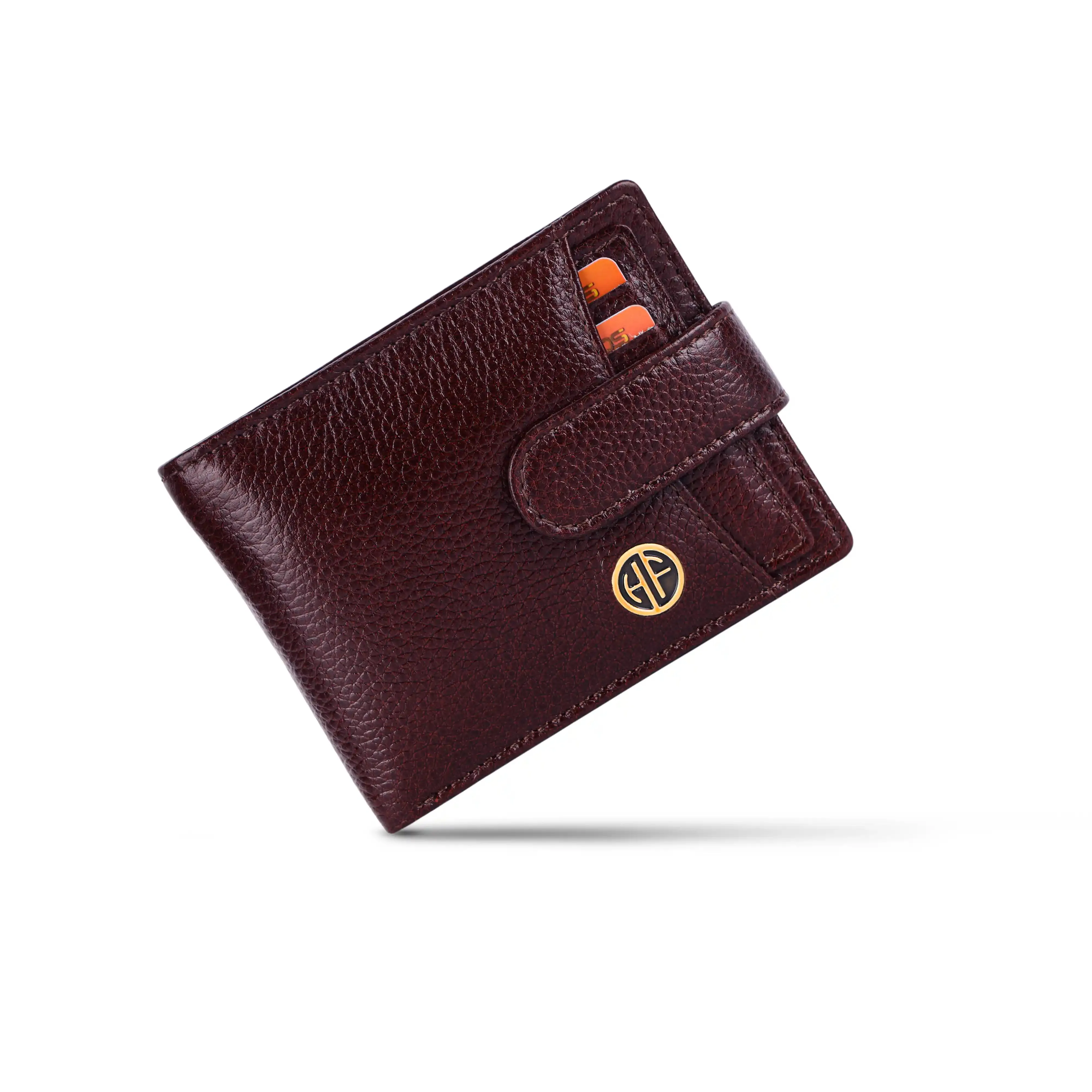 Men's Leather Wallet - 5 Card Slots, 2 Currency Pockets, RFID Protection - Perfect Gift for Valentine's, Father's Day, Birthdays