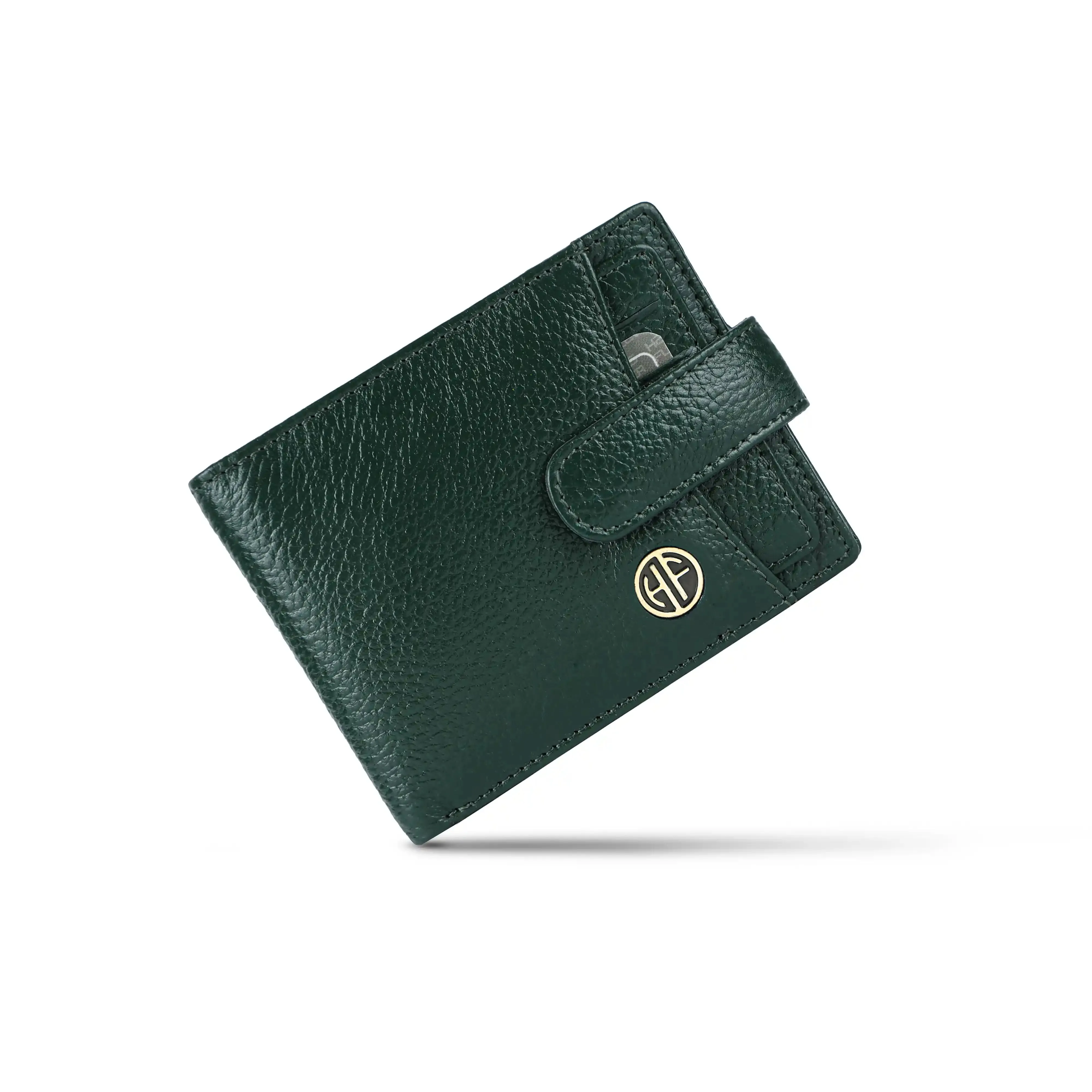 Men's Leather Wallet - 5 Card Slots, 2 Currency Pockets, RFID Protection - Perfect Gift for Valentine's, Father's Day, Birthdays