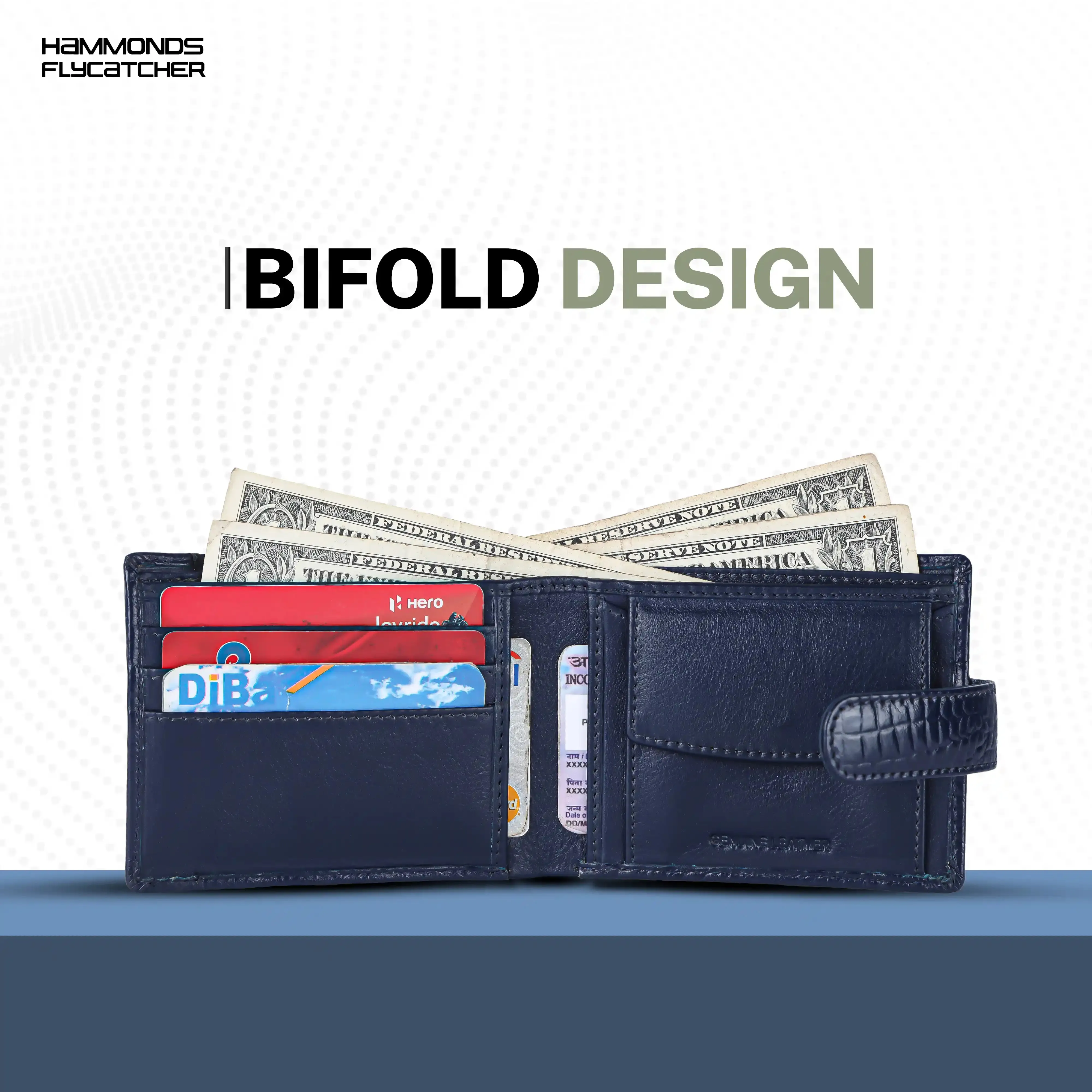 Men's Leather Wallet - 5 Card Slots, 2 Currency Pockets, RFID Protection - Perfect Gift for Valentine's, Father's Day, Birthdays