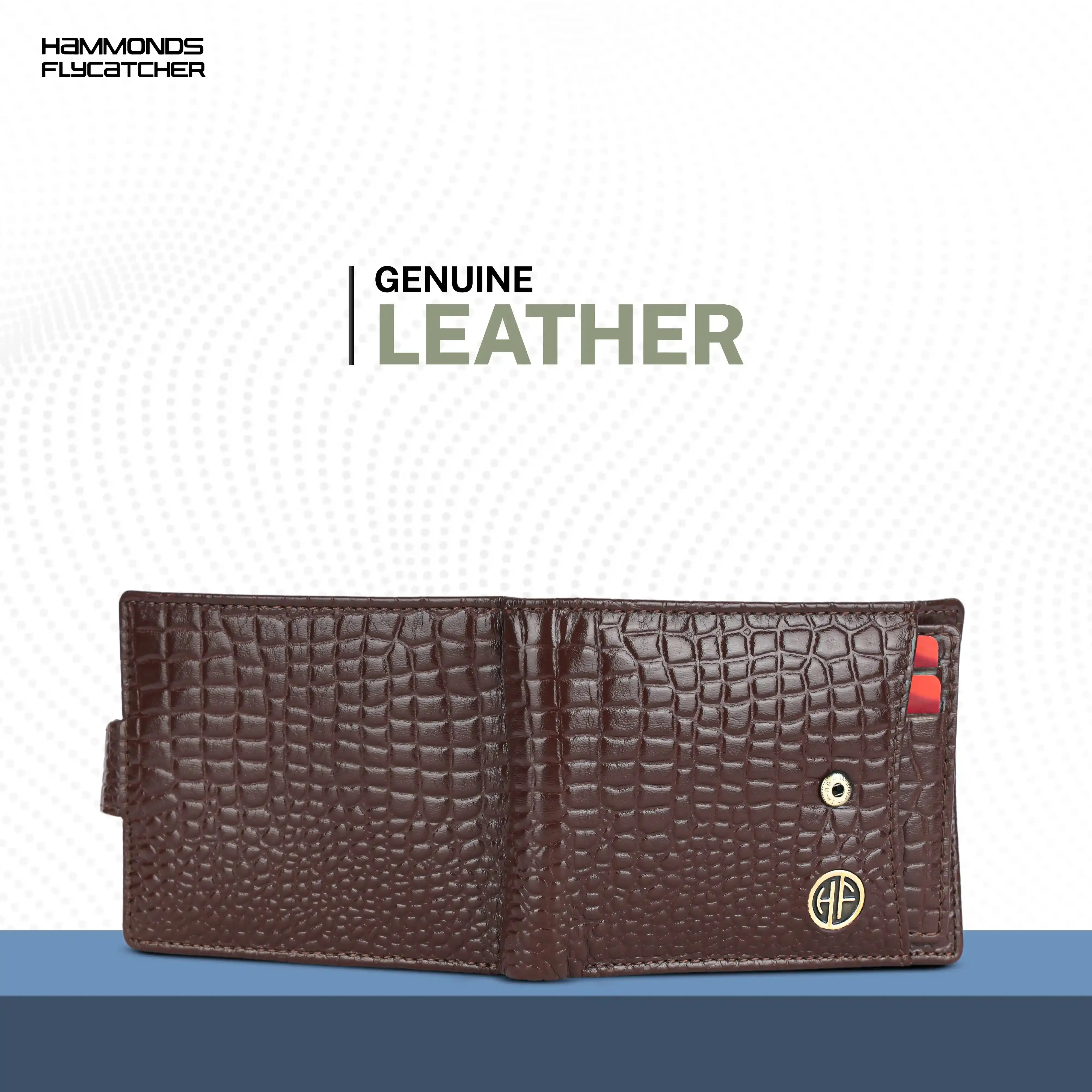 Men's Leather Wallet - 5 Card Slots, 2 Currency Pockets, RFID Protection - Perfect Gift for Valentine's, Father's Day, Birthdays